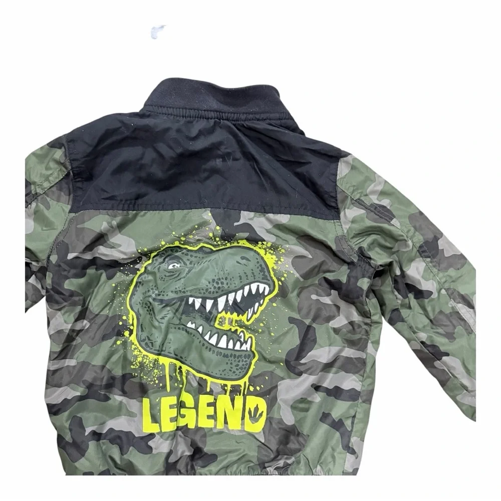 Kids Camo dinosaur lightweight Jacket size‎ 4